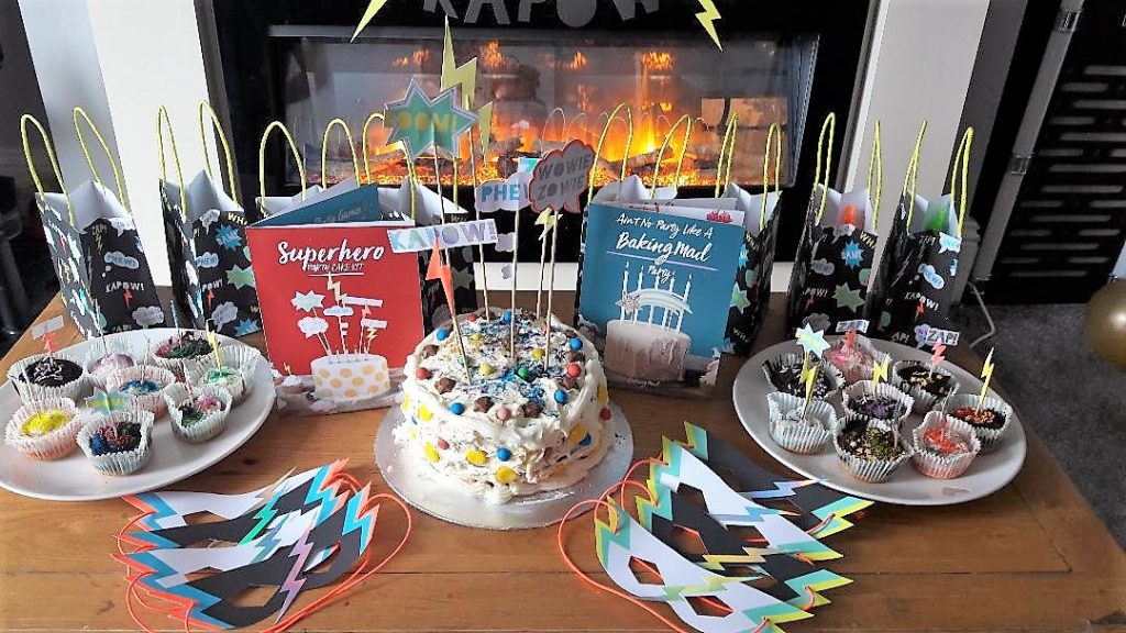 Our Sunday Superhero Party with Baking Mad
