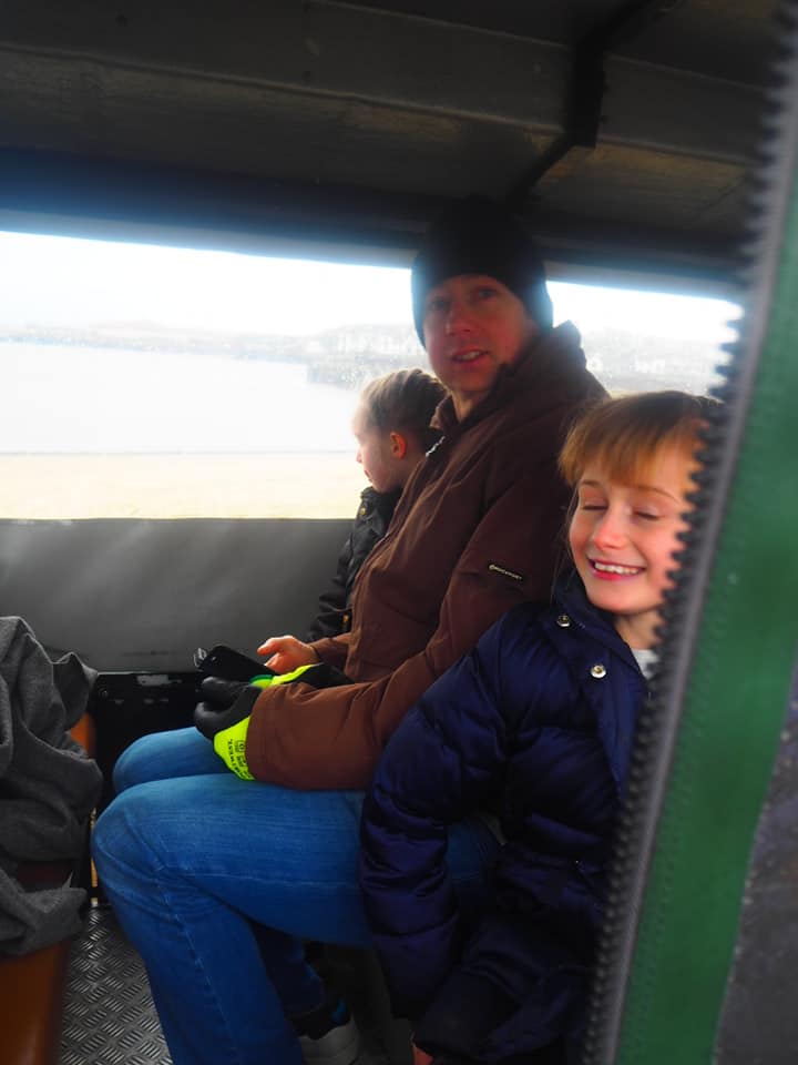 Andrew Sharp Jessica Sharp Emily Sharp Spirit of the Bay Landtrain Tynemouth Whiltey Bay