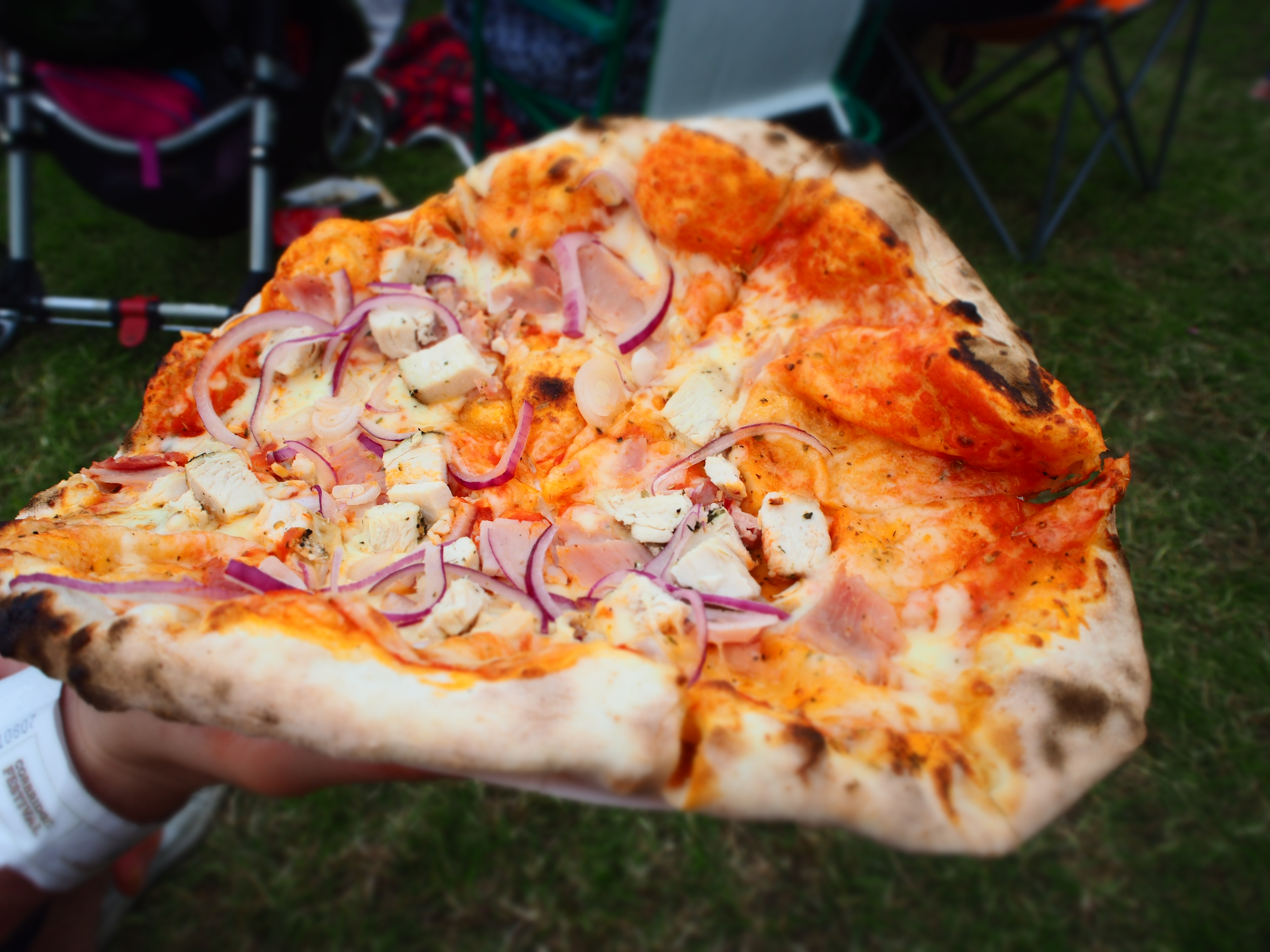 Corbridge Festival 2019 woodfire fire and dough pizza